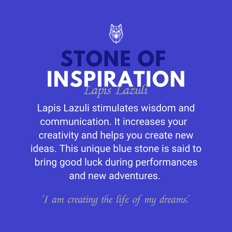 Stone of Inspiration - Lapis Lazuli Bead Ear Hoop