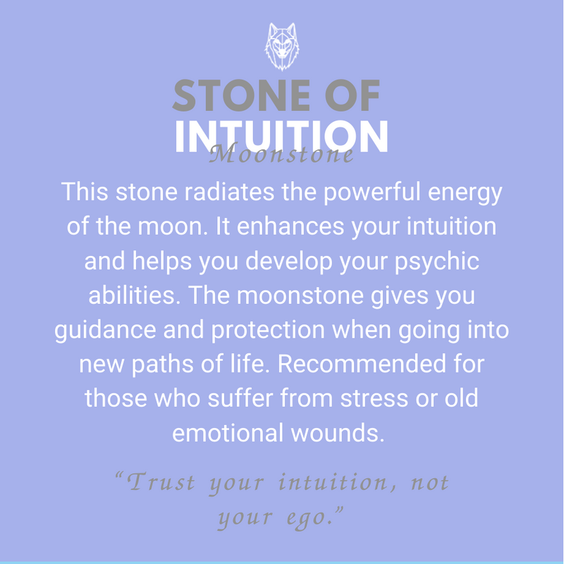 Stone of Intuition - Moonstones Ear Hoop