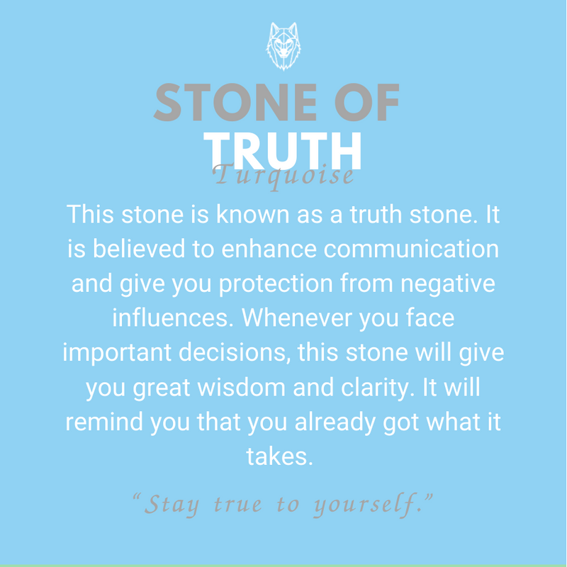 Stone of Truth Necklace - Turquoise (Silver or Gold Plated)