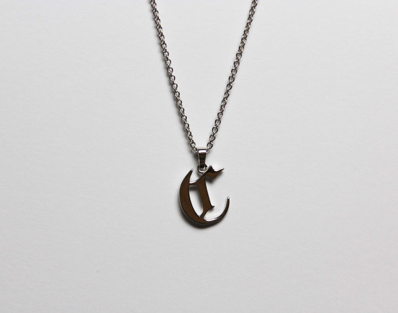 Personal Initial Necklace (925 Sterling Silver or Premium Gold Plating) - Wolff Jewellery