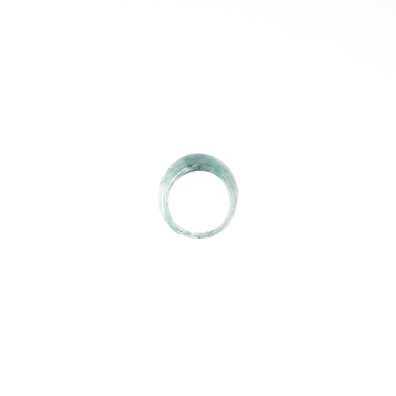 Marble Resin Ring - Baby Blue