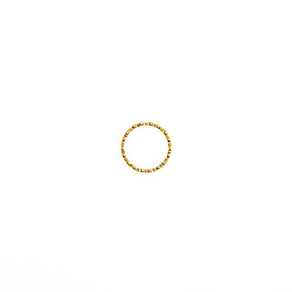 Dollar Sign Ring - Gold Plated
