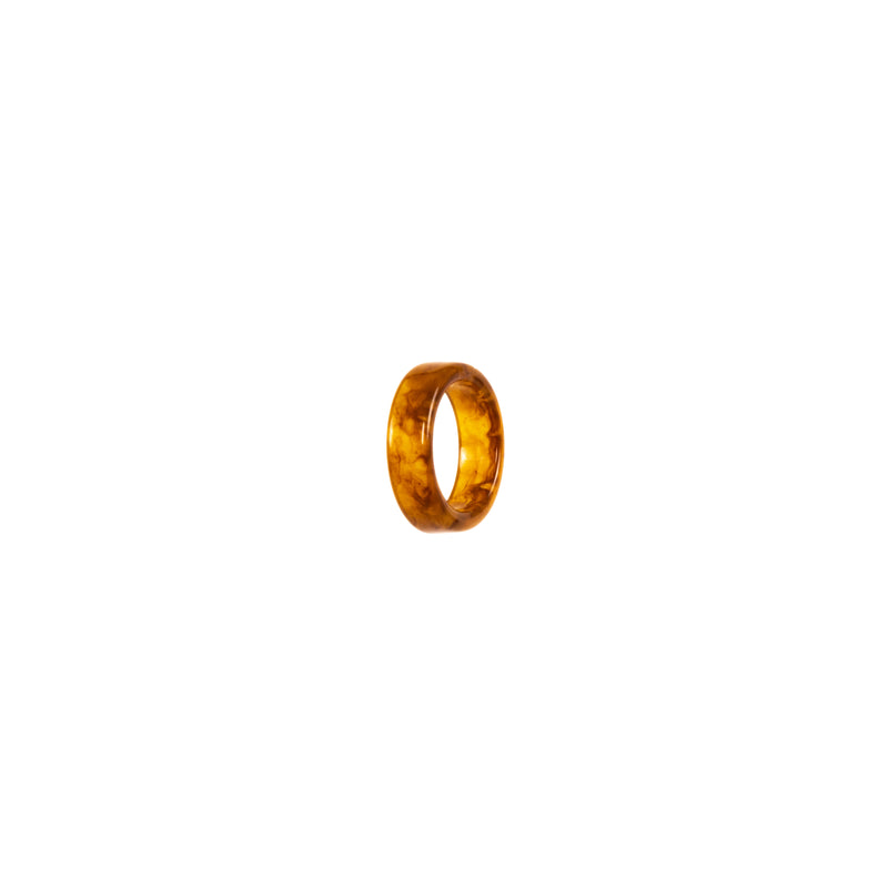 Marble Resin Ring - Coffee