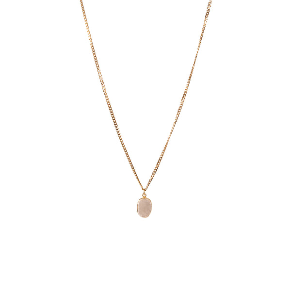 Stone of Intuition - Curban Chain - Moonstone - Silver / Gold Plated