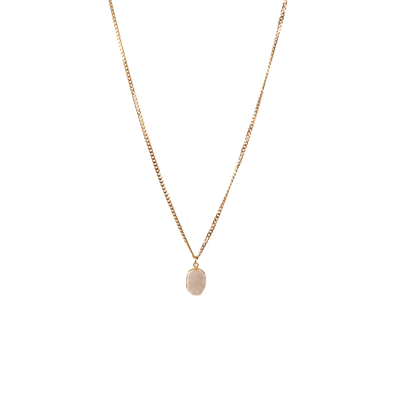 Stone of Intuition - Curban Chain - Moonstone - Silver / Gold Plated