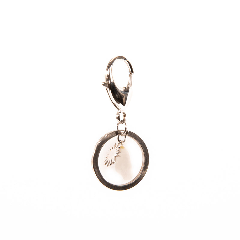 Stone of Intuition Keychain - Moonstone (Silver / Gold Plated)