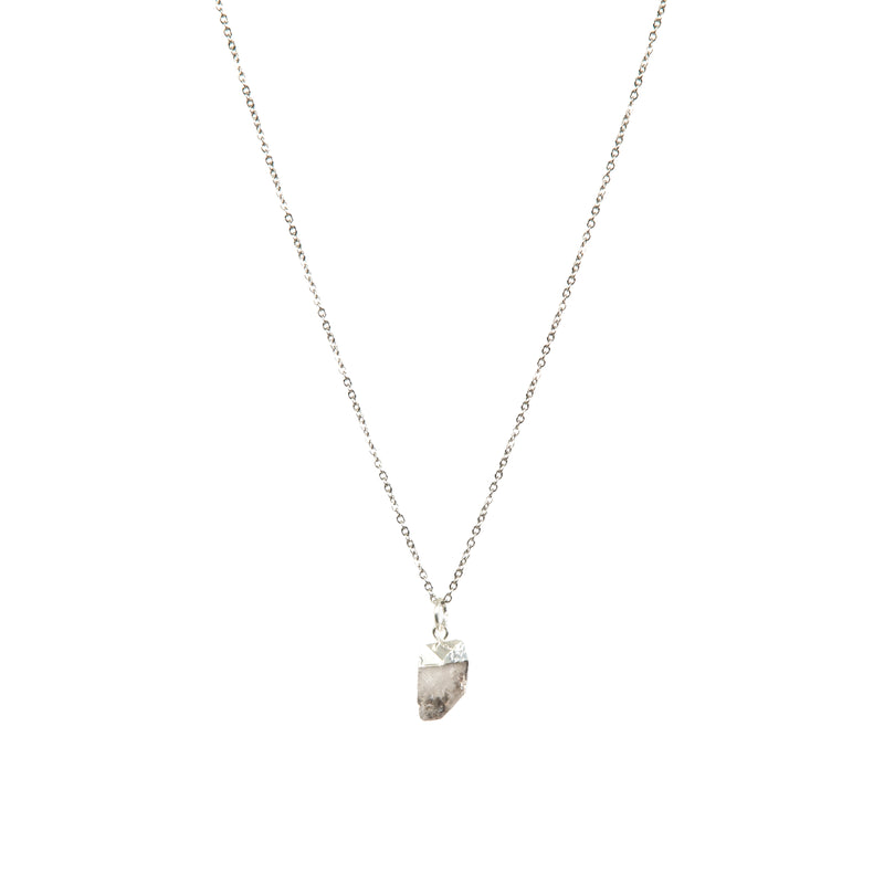 Stone of Dreams Necklace - Herkimer Diamond - Small - (Gold Plated or Silver)