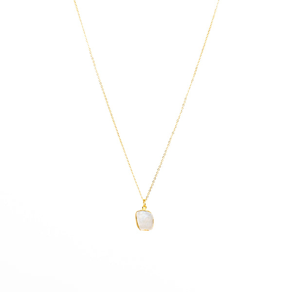 Stone of Intuition Necklace - Moonstone (Silver or Gold Plated)
