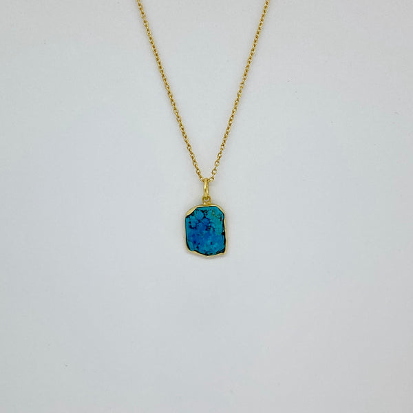 Stone of Truth - Turquoise (Silver or Gold Plated) - Wolff Jewellery